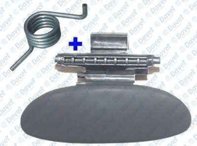 ERL ECI309117 Torpido Kapak Acma Kolu ( Gri ) Partner-Berlingo 03>09 Citroen C3 02>05